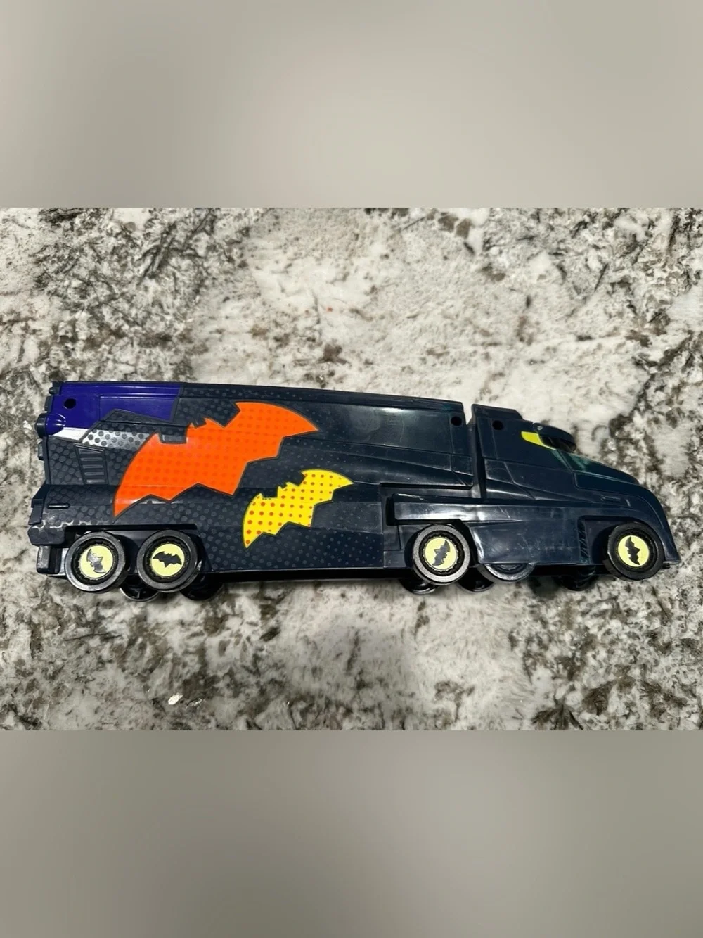 DC Batwheels Batmobile Big Rig Hauler Carrier Toy Truck - Kids Toys